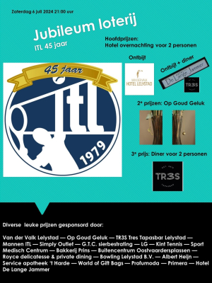 Loterij ITL 45 jaar!